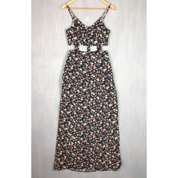 Urban Outfitters Dresses & Skirts - UO Pins & Needles button down maxi dress cutout 2